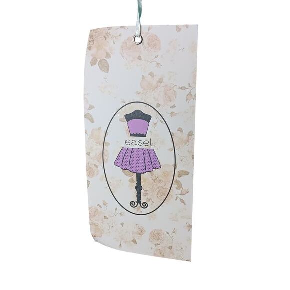 New with Tags Easel Soft Colorblock Knit Sweater Multicolor Striped Size L - Picture 9 of 9